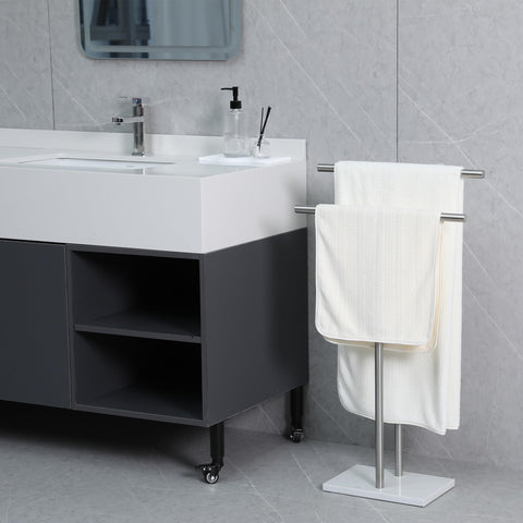 WISATO towel rack arrives with simple, quick assembly for immediate use.