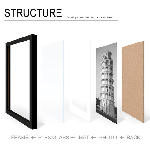 Wiscet 11x14 frame set9 tabletop stand, flexible display.