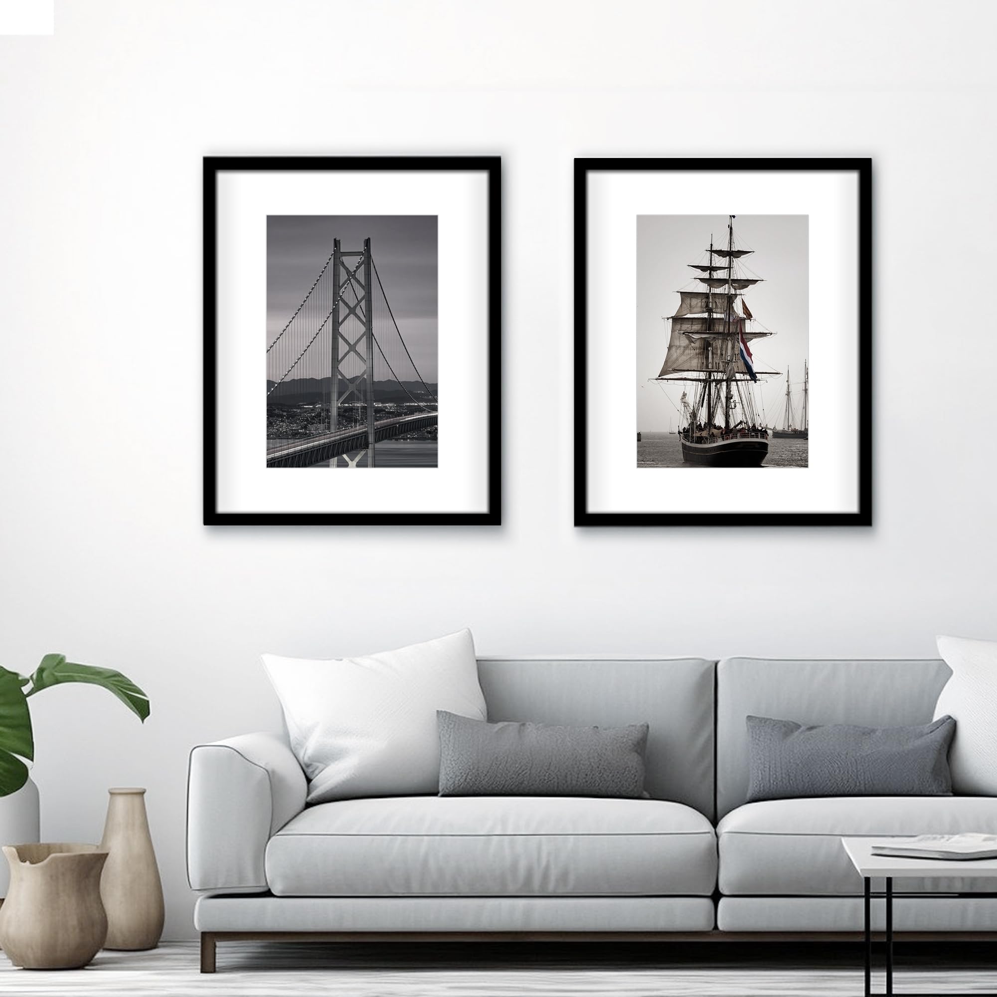 Wiscet 16x20 frame with mat displaying an 11x14 photo with a clean, ready-to-hang presentation.
