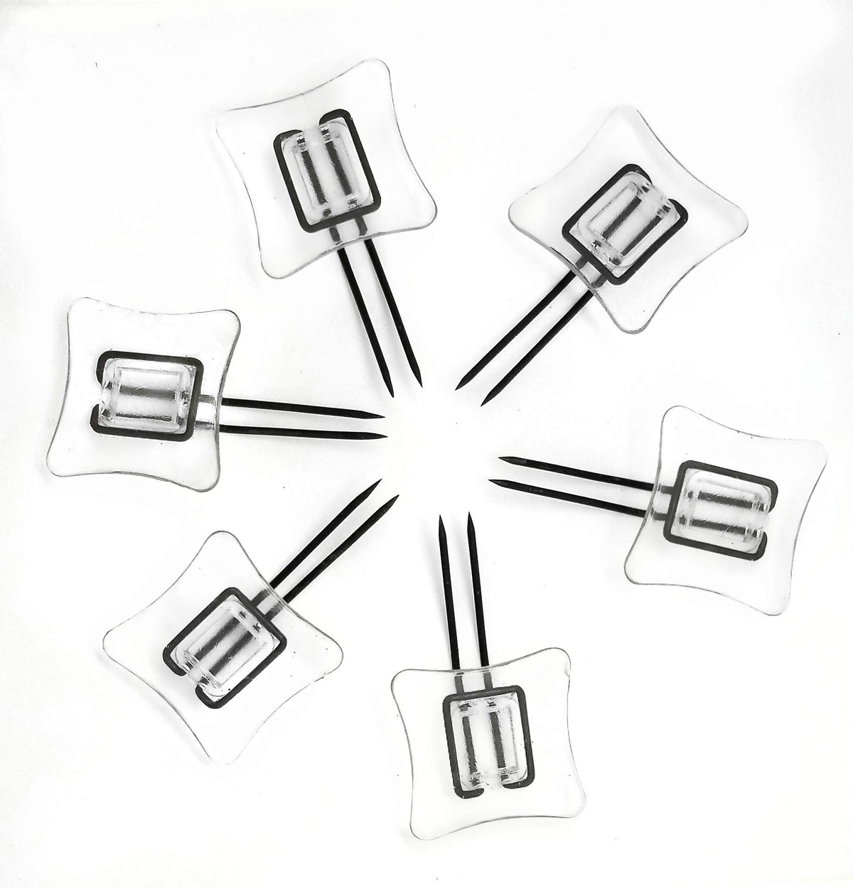 Wise Linkers Rug Settlers pins pack of six for secure rug-over-rug anchoring.
