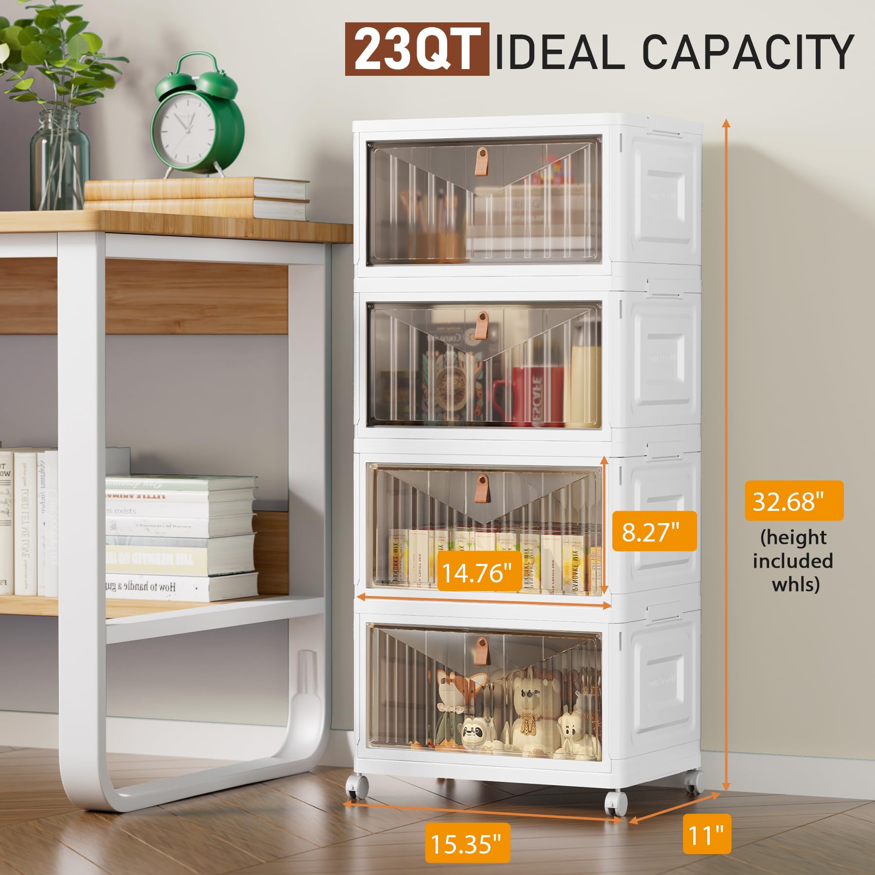 Wise Oannes foldable storage bin saves space when not in use in apartments.
