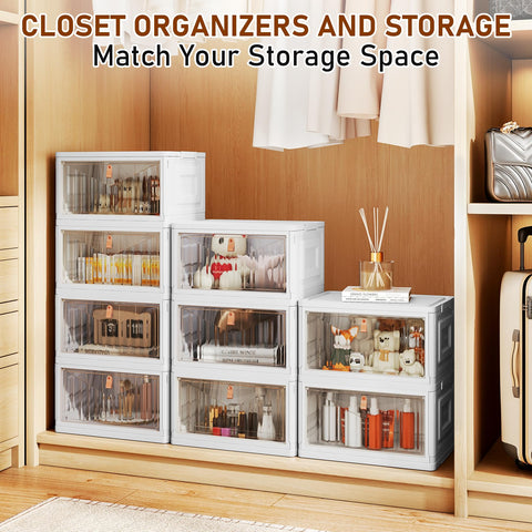Wise Oannes translucent front door helps quickly identify stored items.