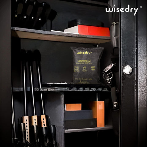 Large-space deployment for gun safes, closets, and basements with Wisedry