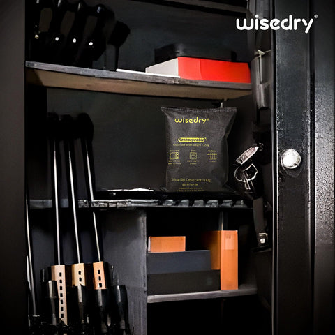 Wisedry safe double-packaging keeps desiccants dry before use.