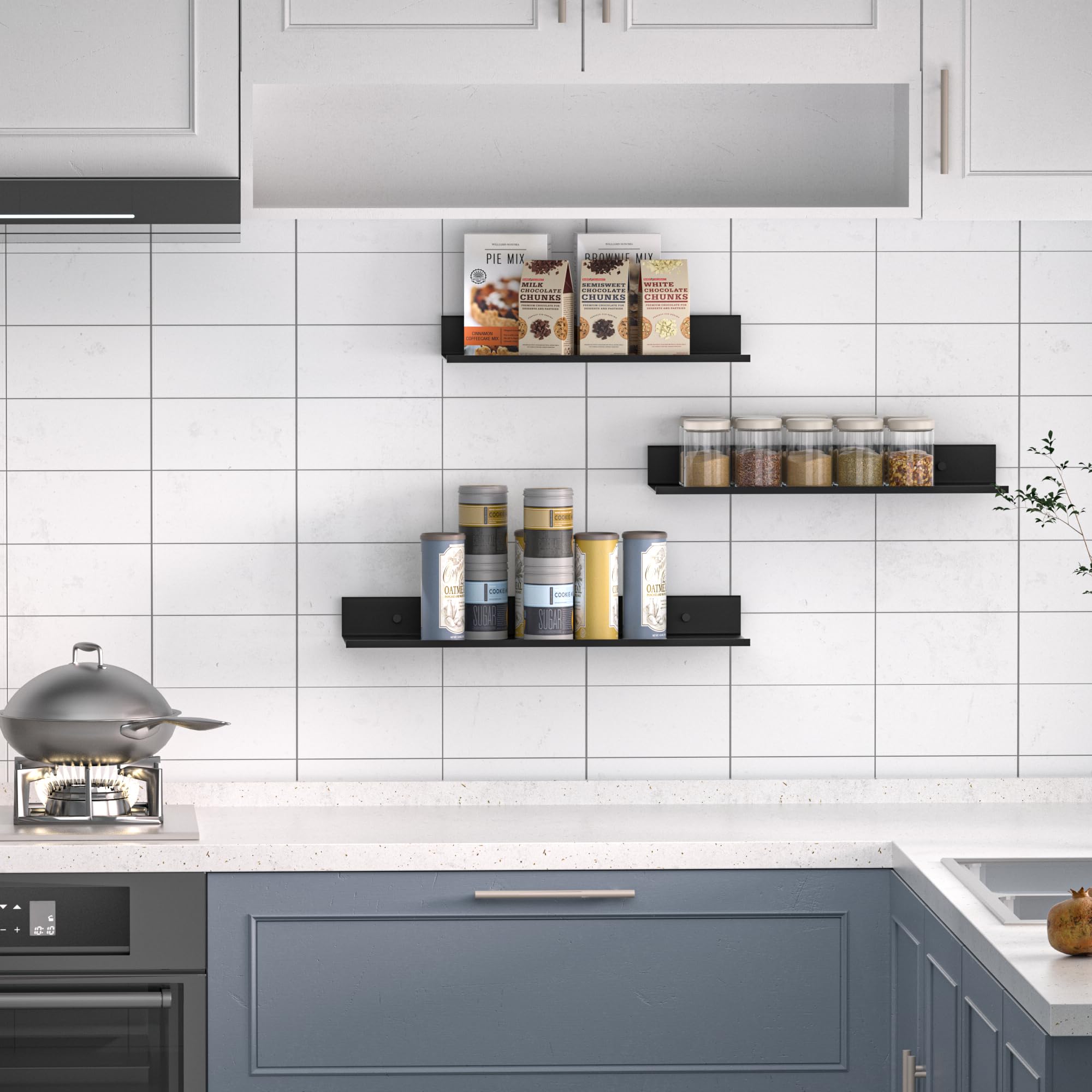 Wisfame easy-install shelf with no-drill option