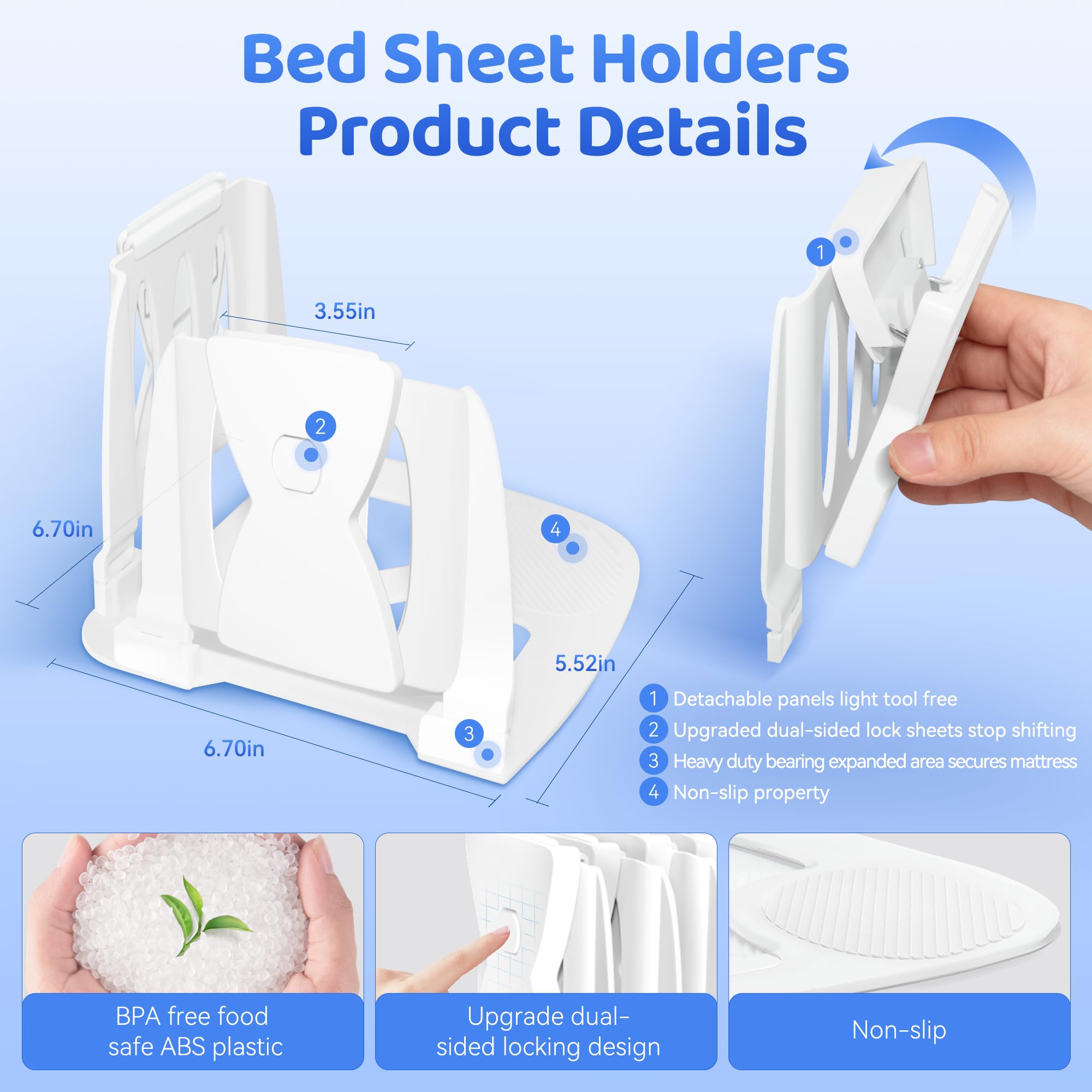 WISHBAY dual-side lock demonstrates quick one-click installation.