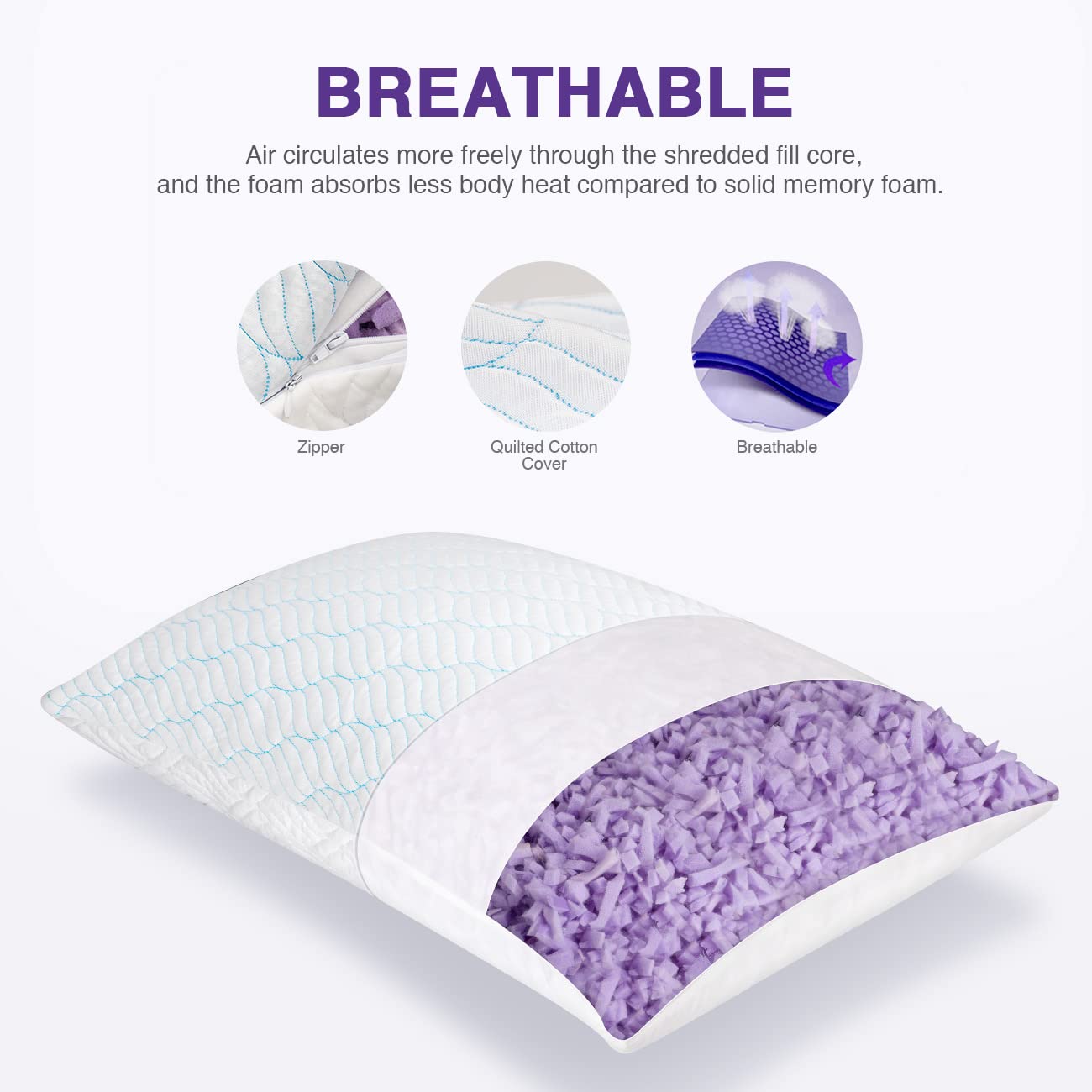 Wishsmile four-pack pillow set displayed together