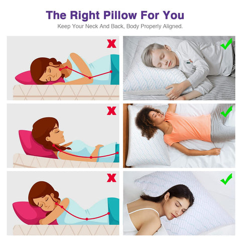 Wishsmile open-cell memory foam with breathable fill promotes airflow