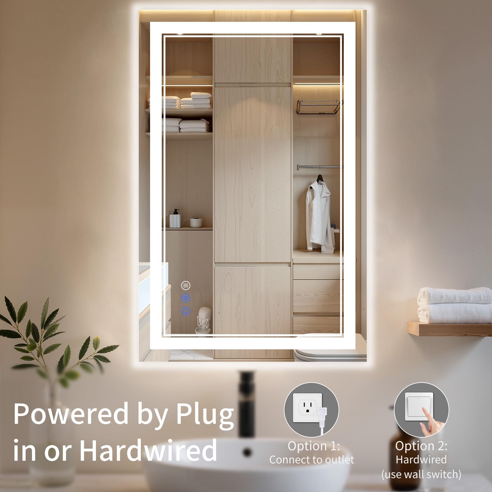 WISSMIELS can be hardwired or plugged in for easy installation