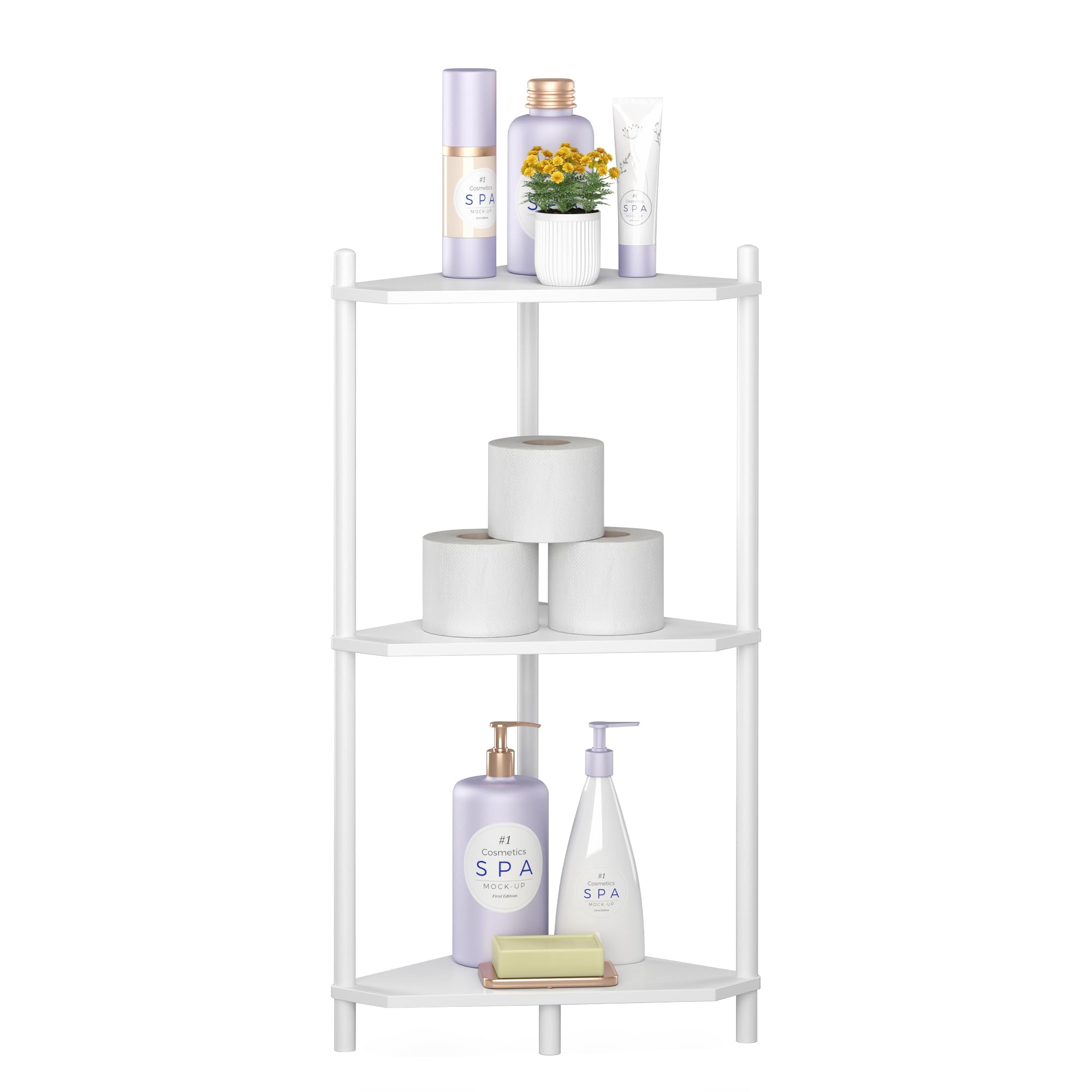 Wisuce corner shelf plants collection showcasing greenery and display options.