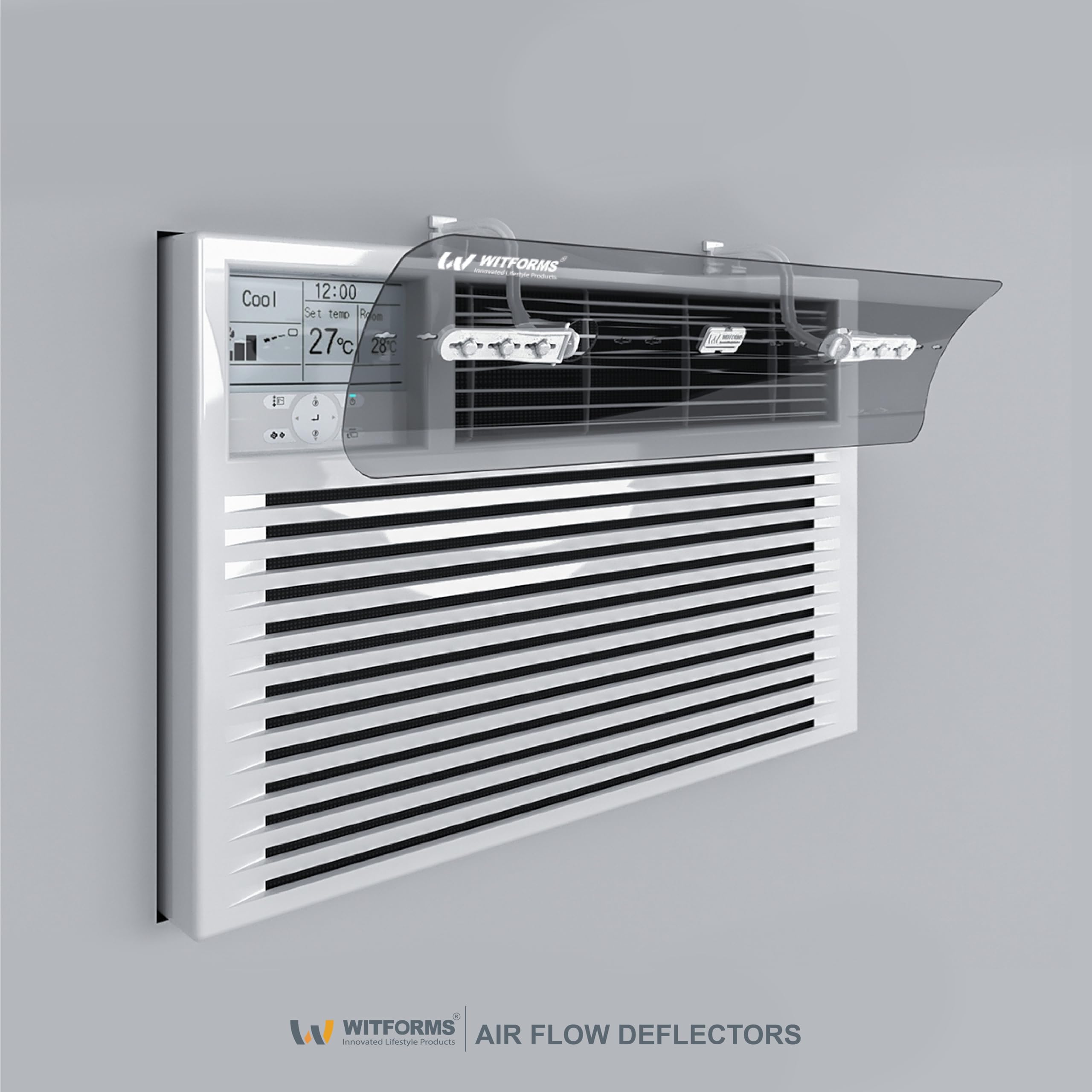 WITFORMS deflector fits standard 24-inch top-vent units.