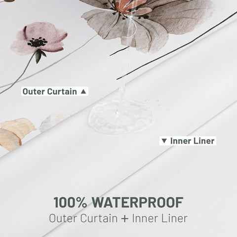 WITHLOC machine-washable curtain offers simple care and a fresh look.