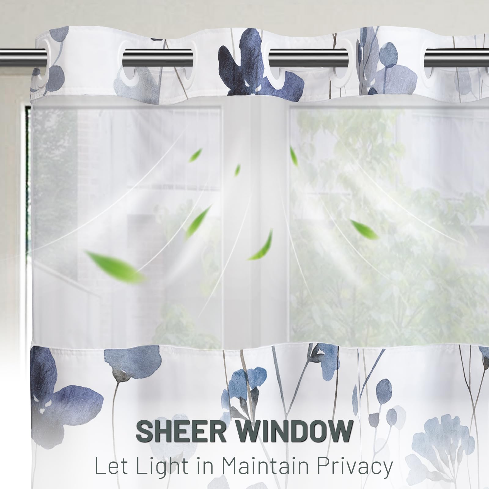 WITHLOC watercolor floral close-up shows blue blooms for vibrant decor.