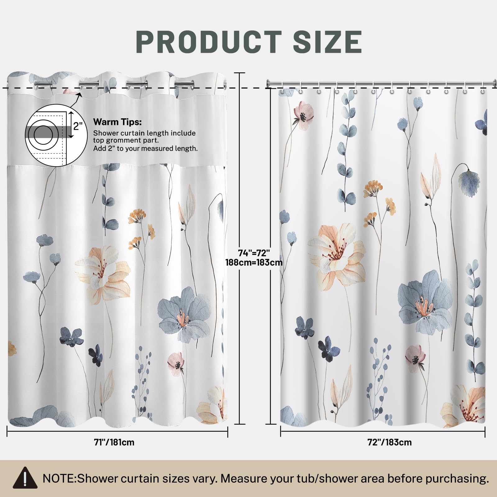WITHLOC white cloth inner liner snaps for quick removal