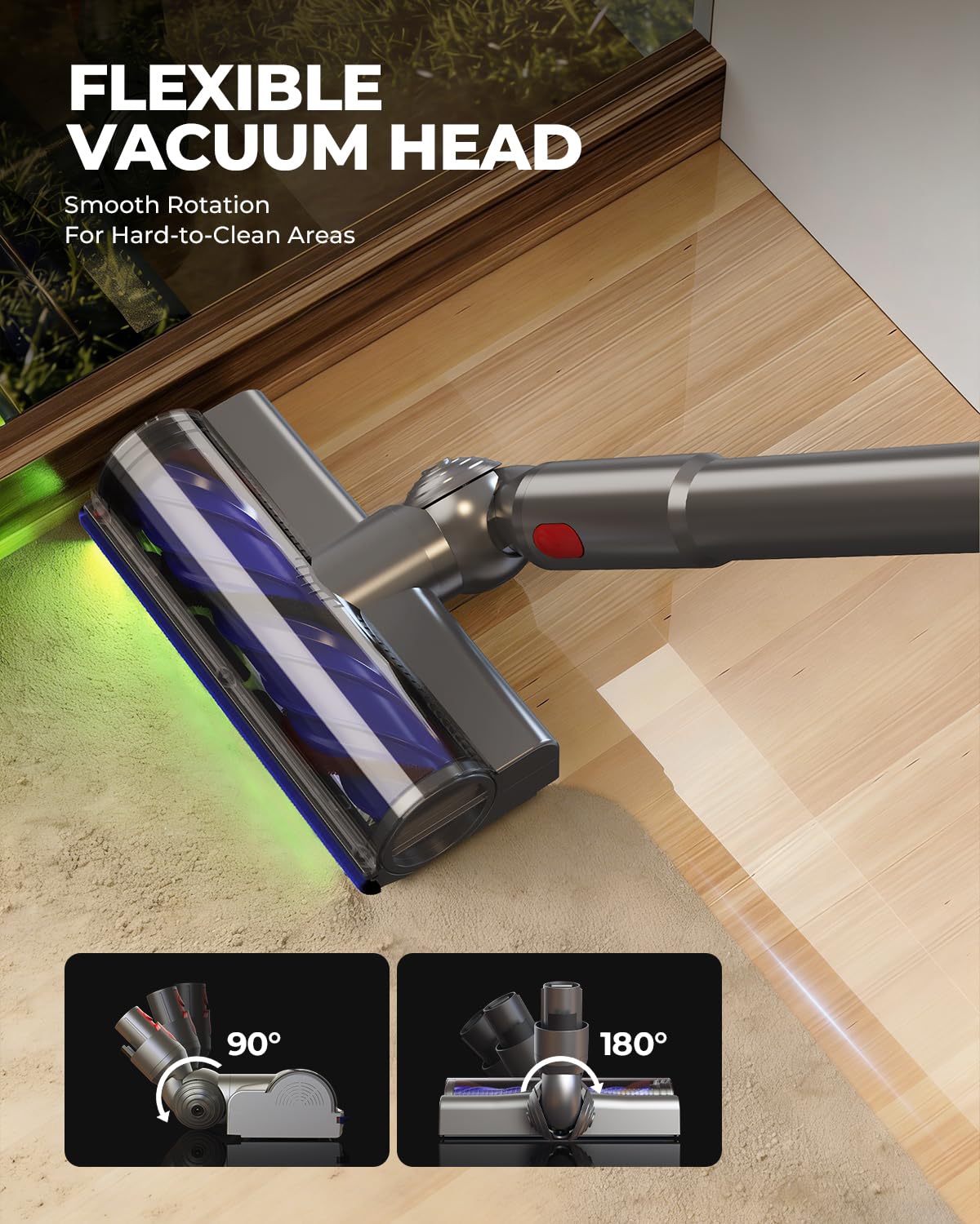 Side cover opens for easy roller replacement and cleaning