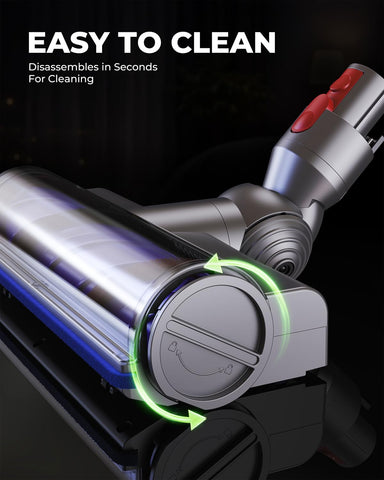 Washable roller removes hair quickly with simple coin twist