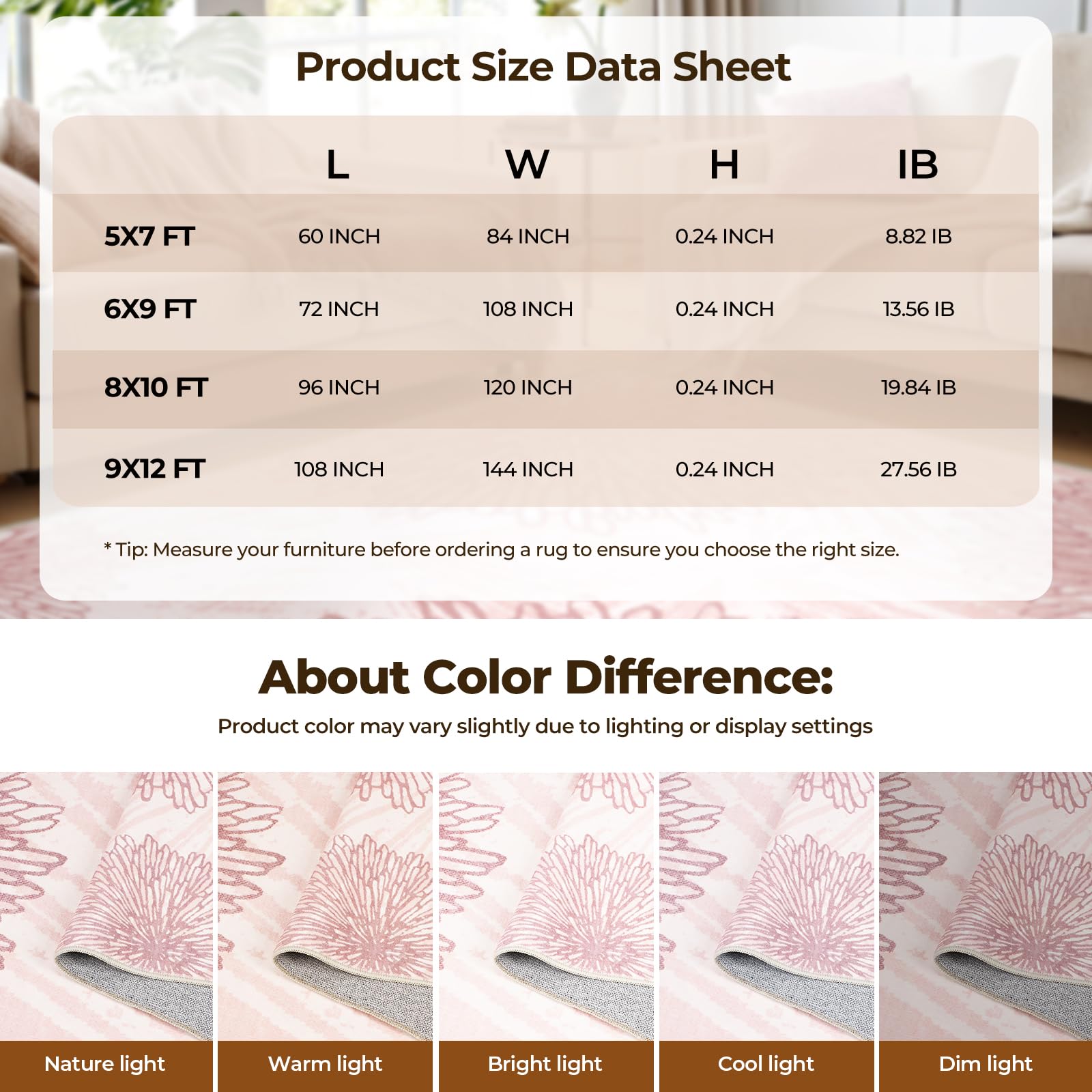 WITSHOCK stain-resistant fibers keep colors vibrant with use.