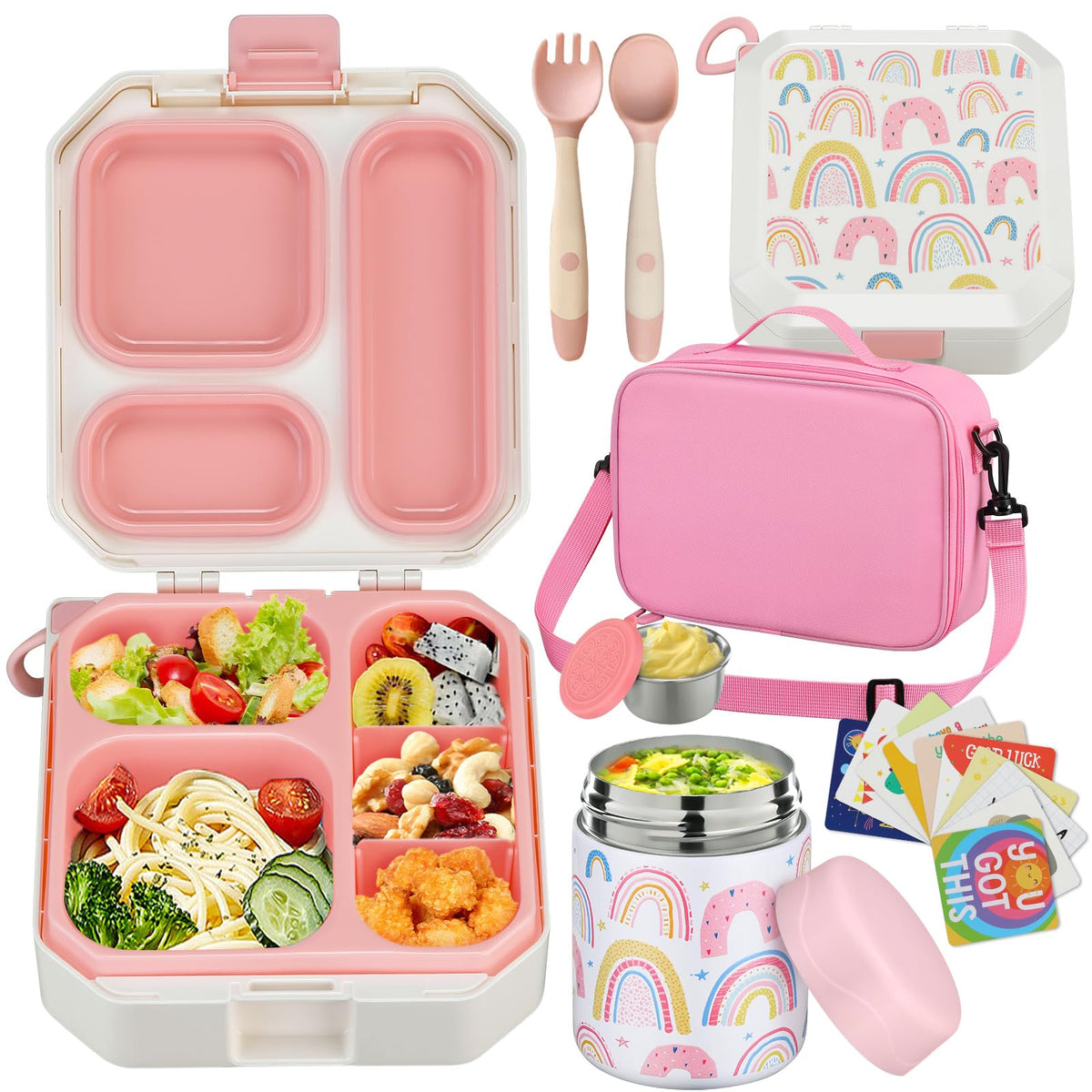 wiwens bento lunch box for kids shows organized compartments for school meals