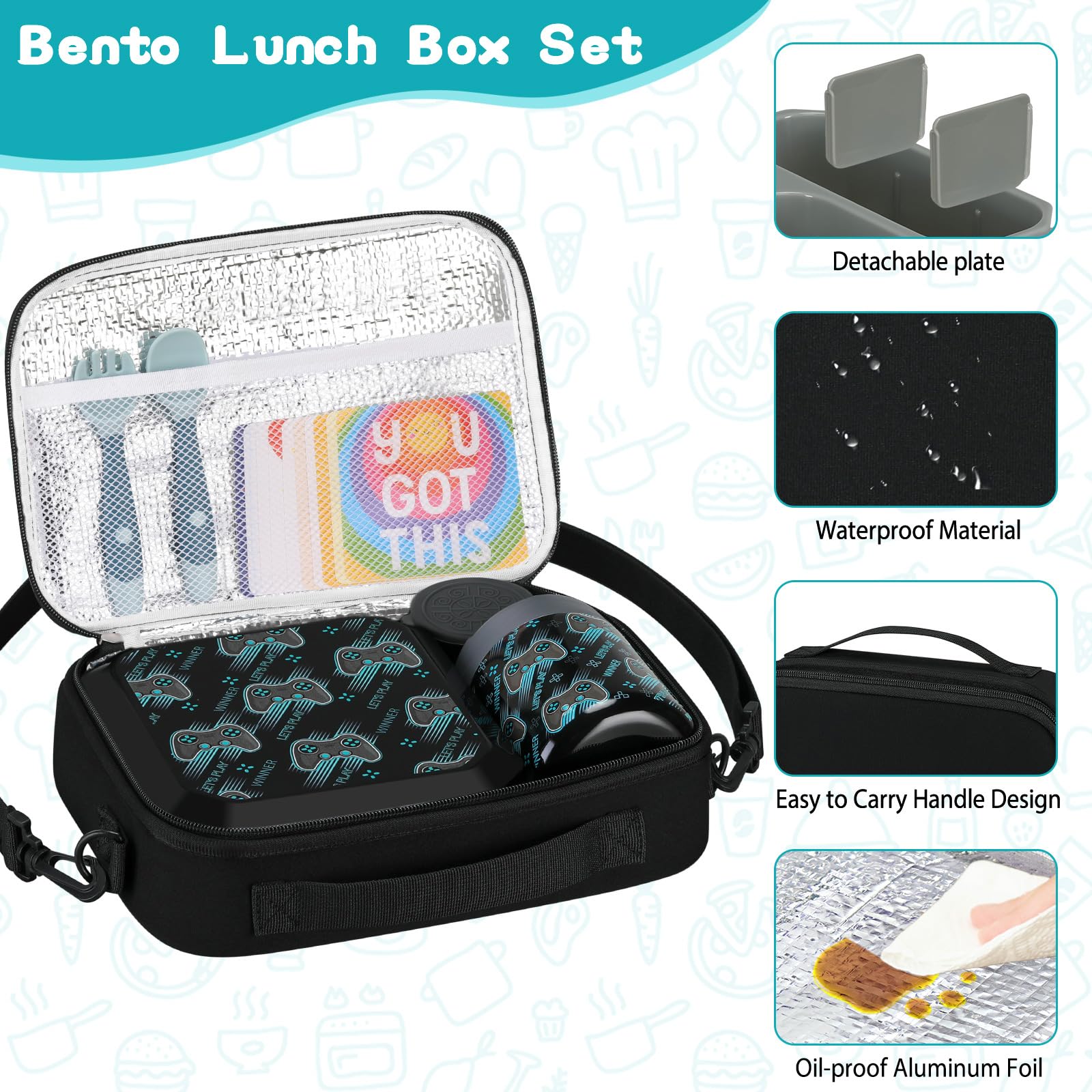 wiwens insulated lunch bag keeps meals warm and easy to carry