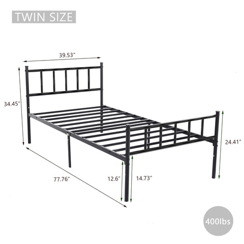 WJORATA platform bed leaves under-bed storage space for easy organization