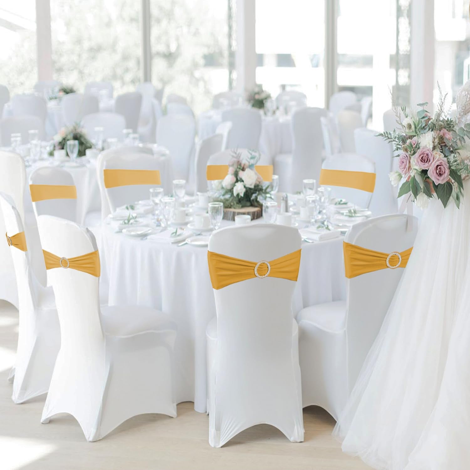 WJWHQ durable spandex fabric supports repeated use during events.
