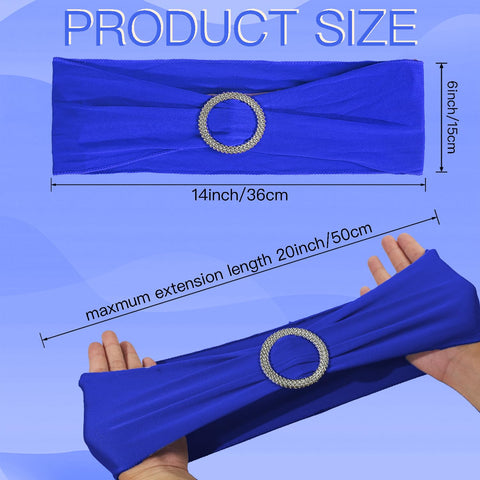 WJWHQ royal blue sash on chair shows quick color coordination