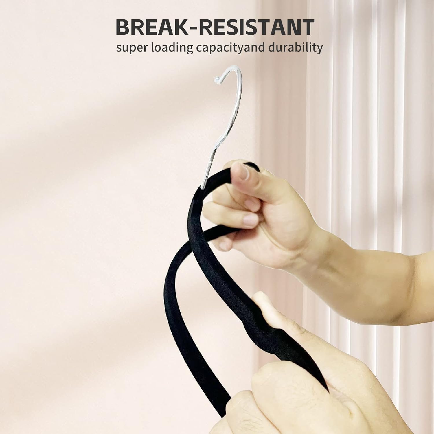 WJWSKI velvet hangers are versatile for jeans, slacks, towels, and scarves.
