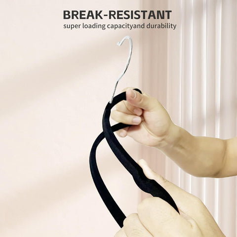 WJWSKI velvet hangers are versatile for jeans, slacks, towels, and scarves.