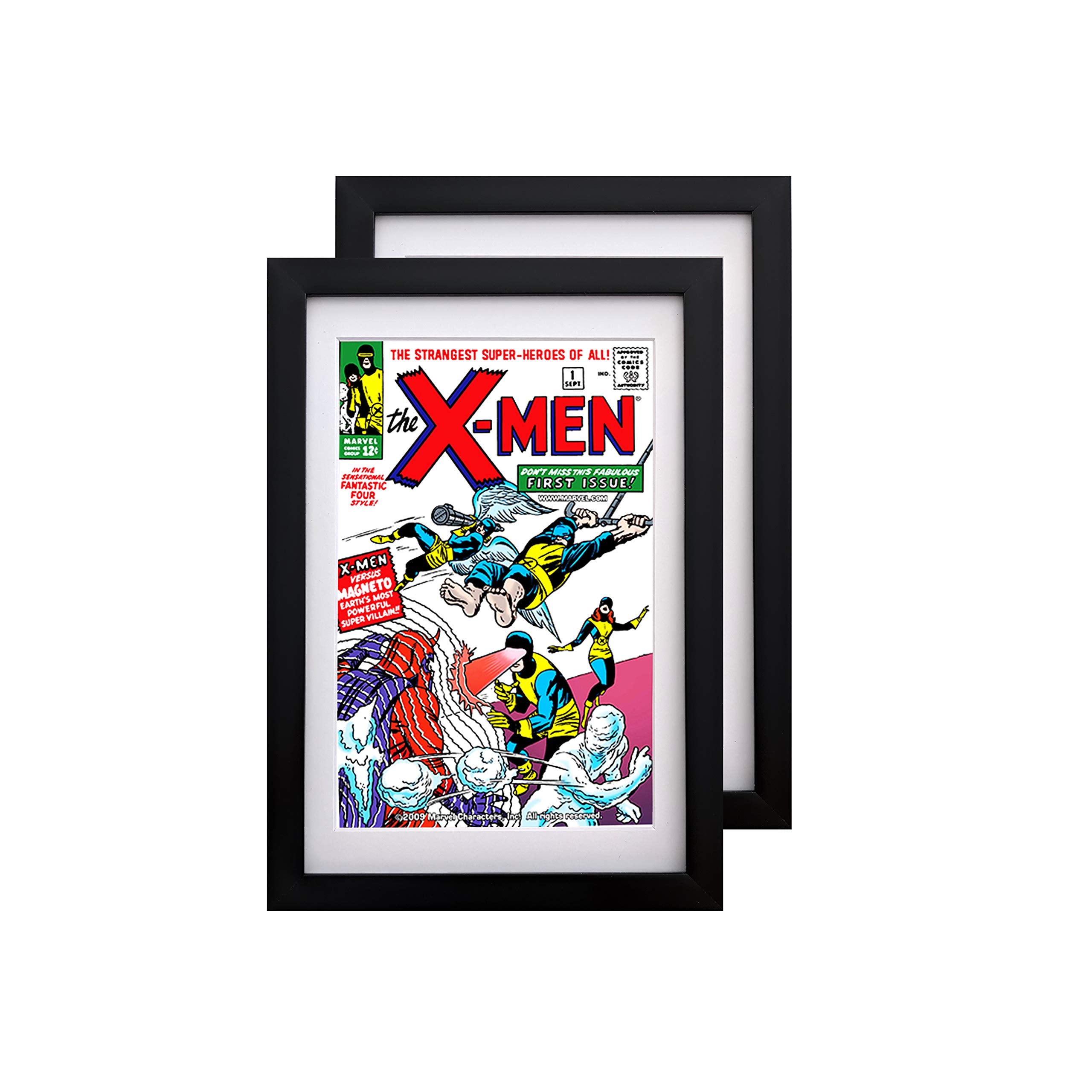 WKG Brands Comic Frame 2 Pack front view for stylish comic display with protective UV framing