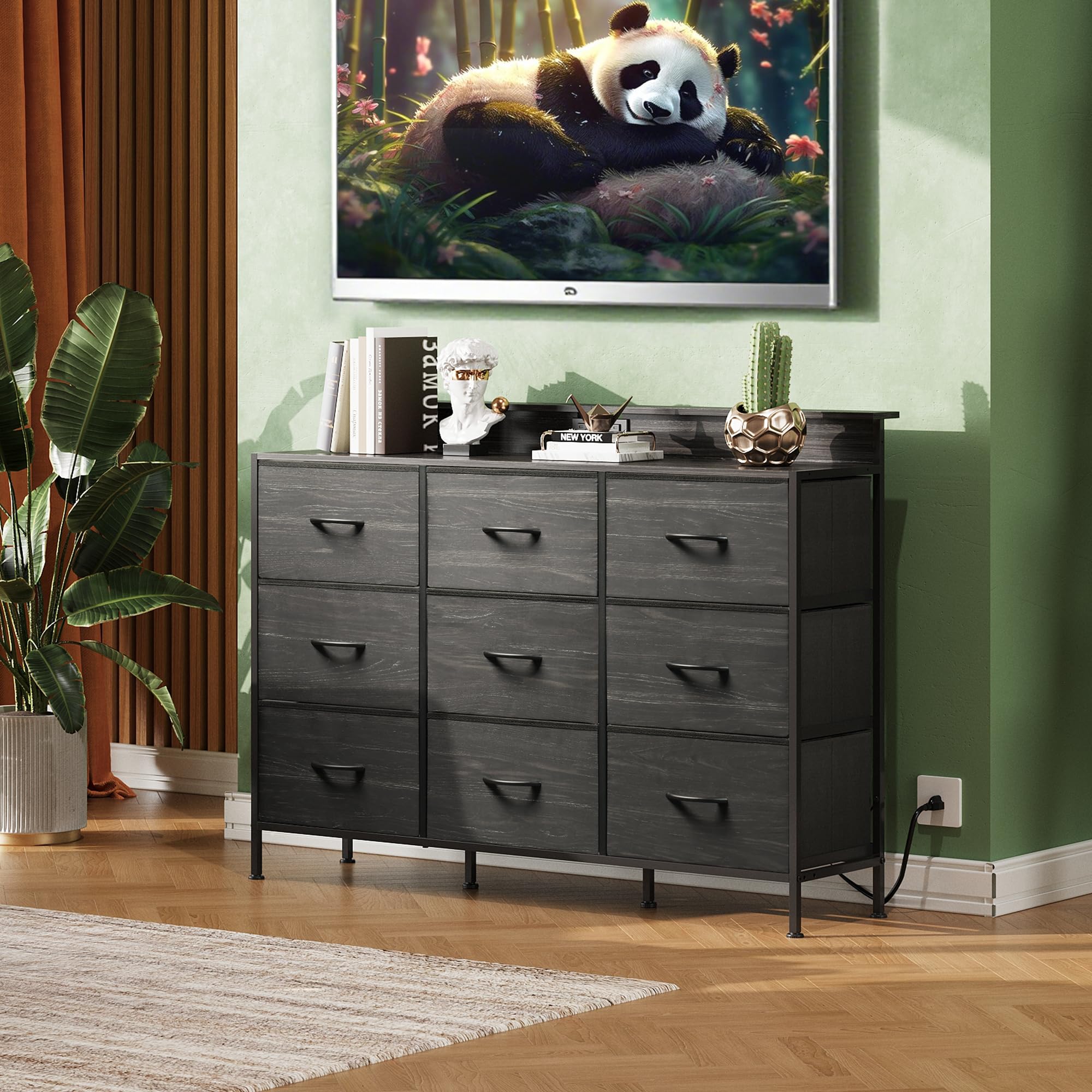 WLIVE 15mm metal frame ensures sturdy support for TVs and electronics