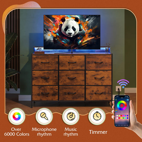 WLIVE 55-inch TV-ready stand with sturdy surface