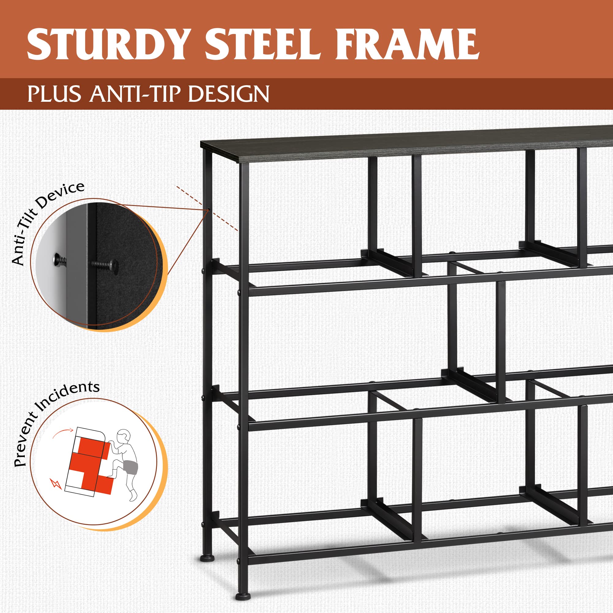 WLIVE entryway setup offers versatile storage and a tidy space