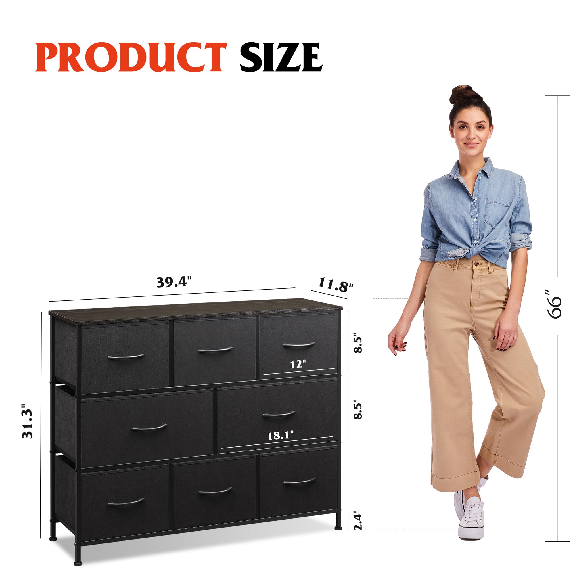 WLIVE living room arrangement with storage and TV-ready top