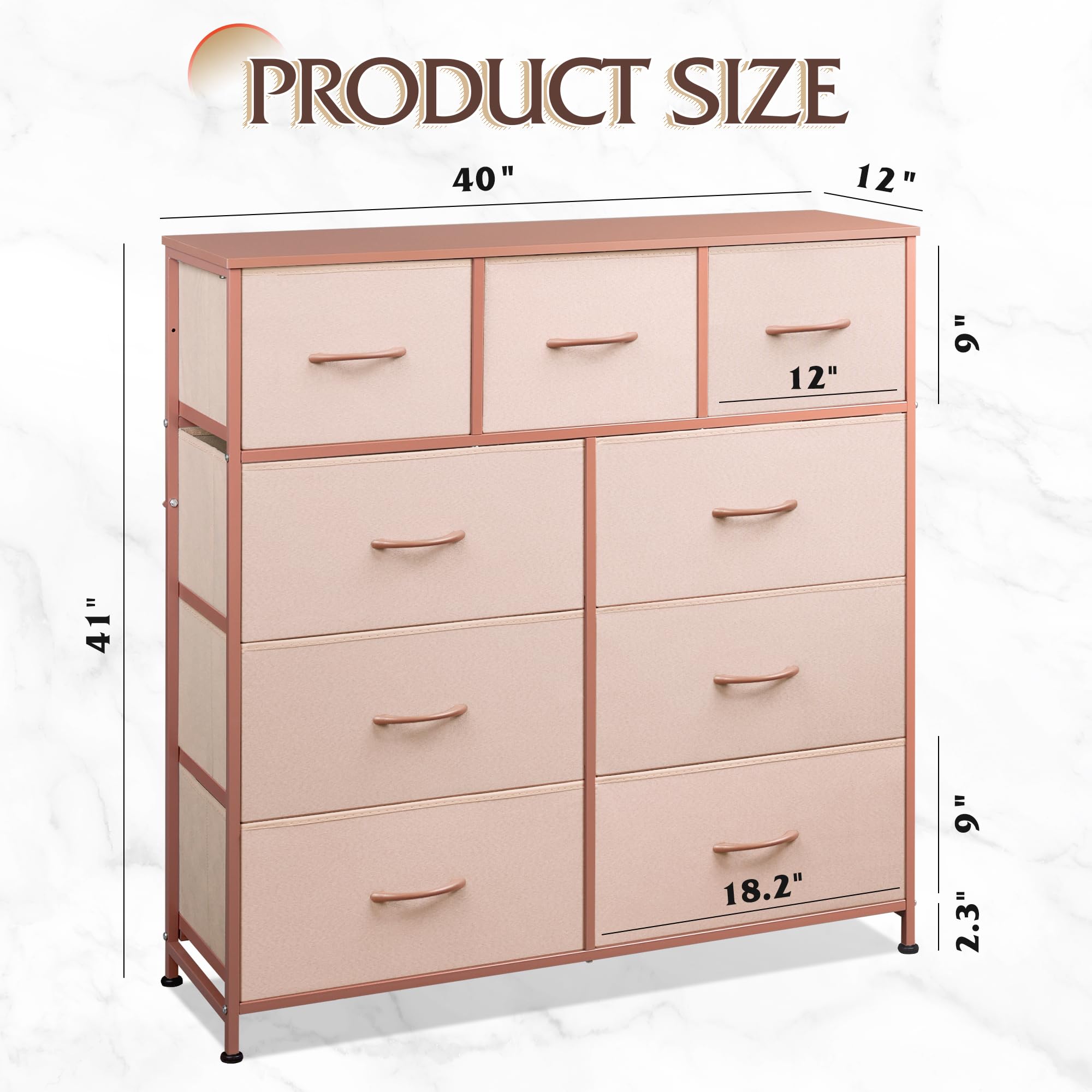 Wood top on WLIVE dresser supporting a lamp and glassware for easy access