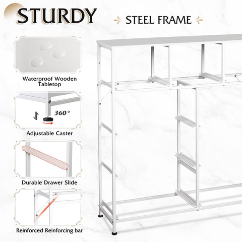 WLIVE adjustable feet help protect floors and keep the unit level