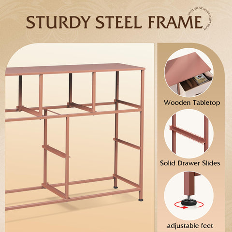 WLIVE adjustable feet protect floors on uneven surfaces.