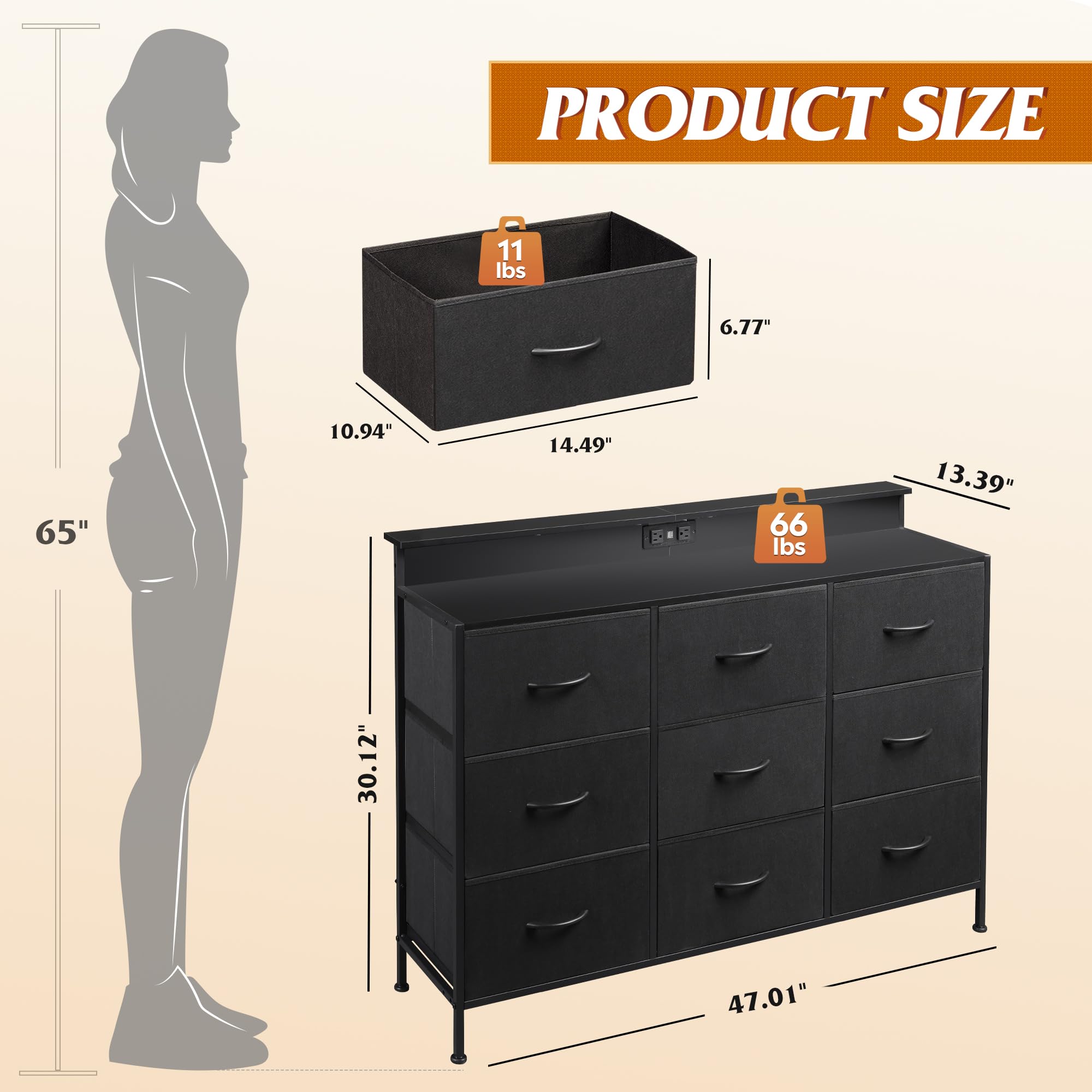 WLIVE anti-tilt design helps secure the unit to the wall.