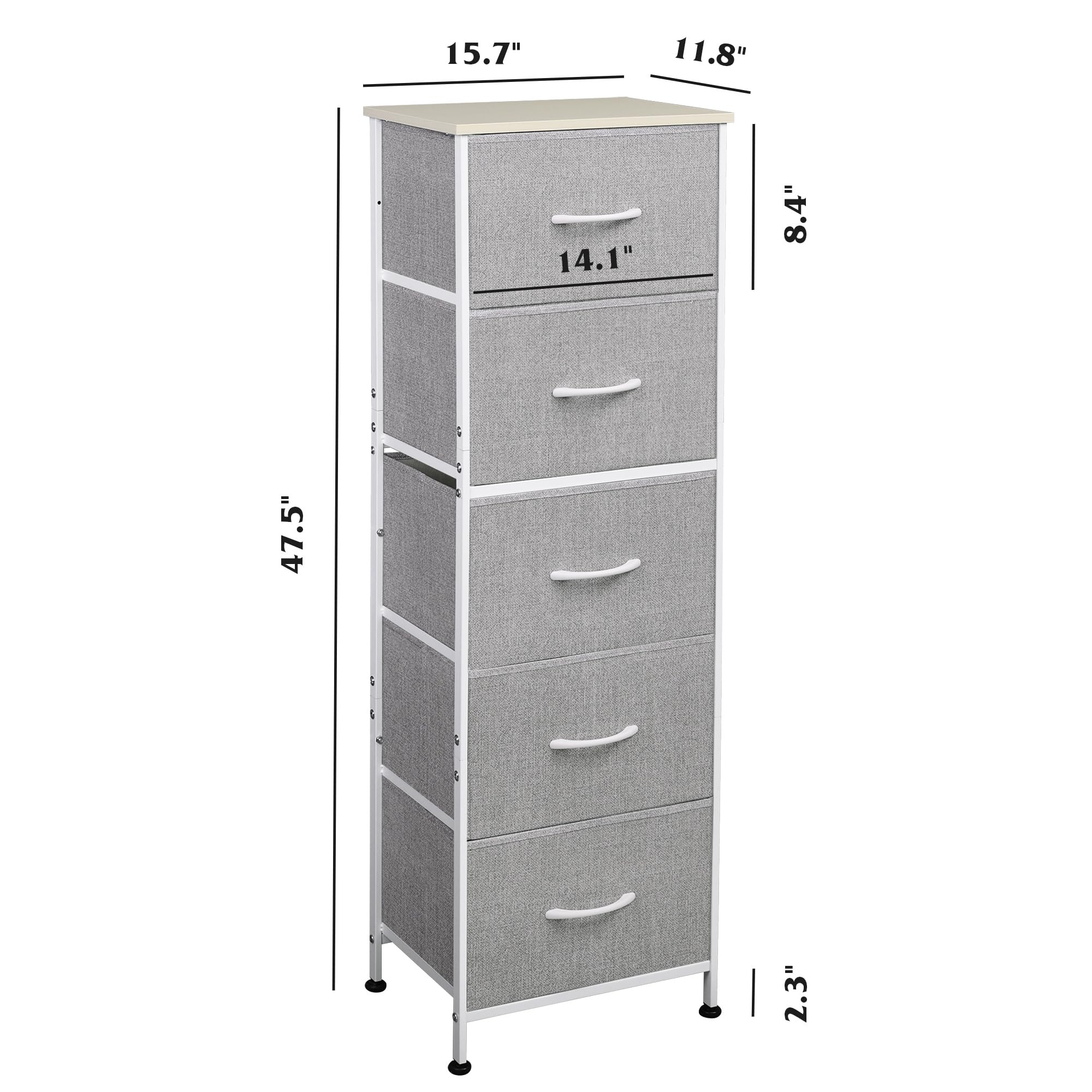 WLIVE Chest of drawers includes anti-tip accessories for safer homes.