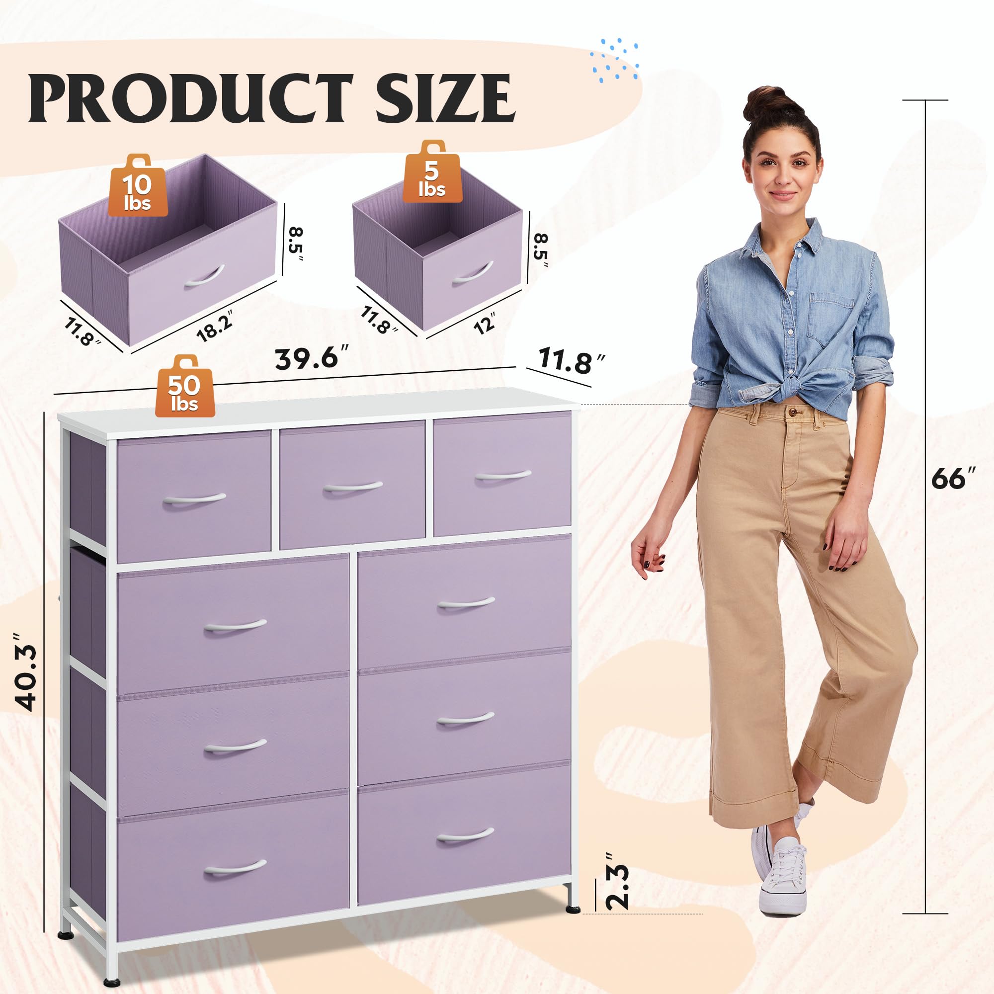 WLIVE assembled storage tower placed in a bedroom setting