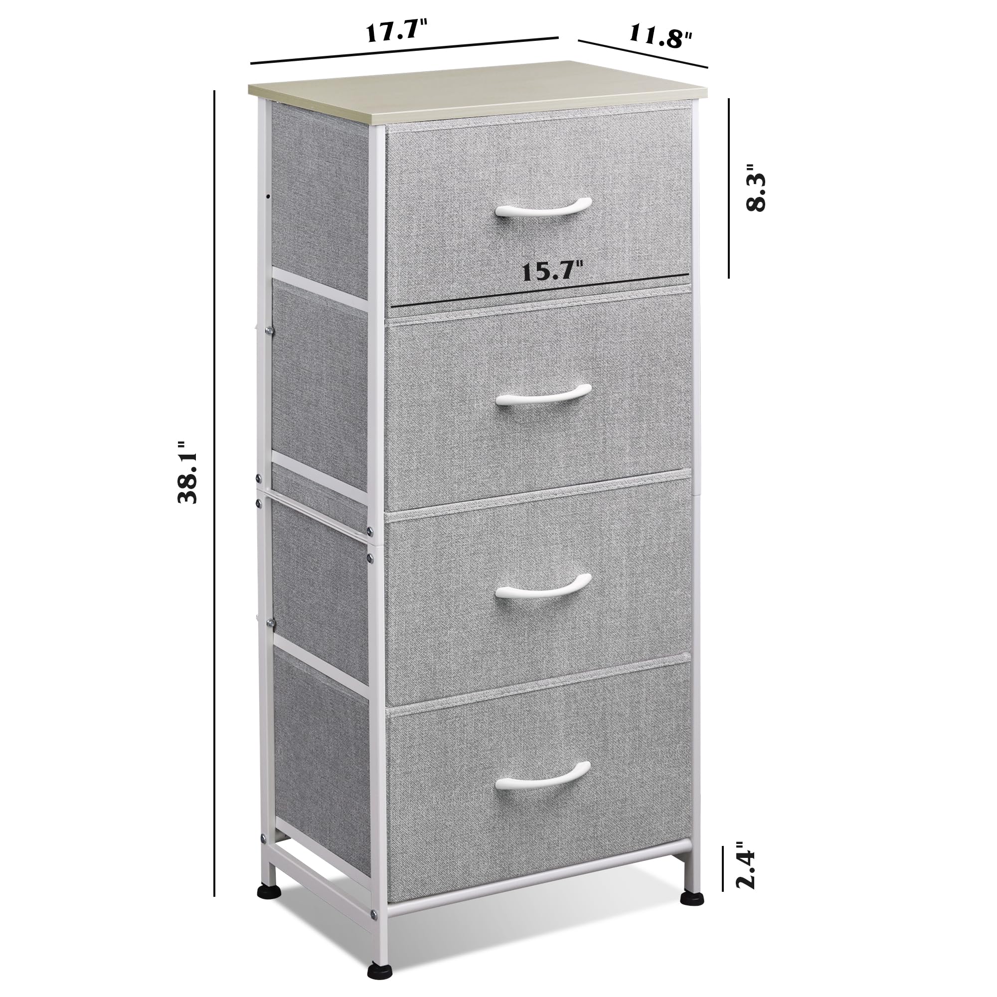 WLIVE compact dresser suited for bedrooms and entryways.