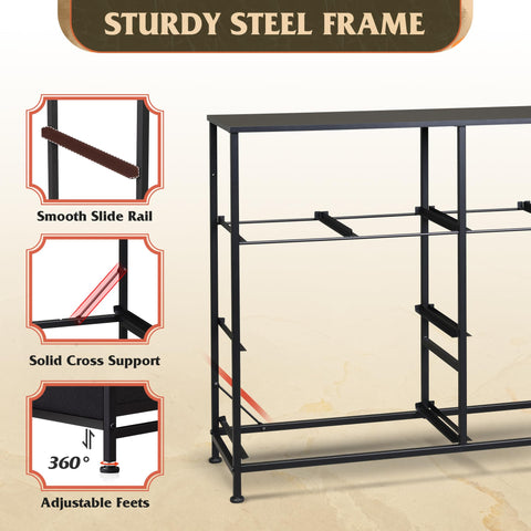 WLIVE dresser adjustable feet protect floors on uneven surfaces.