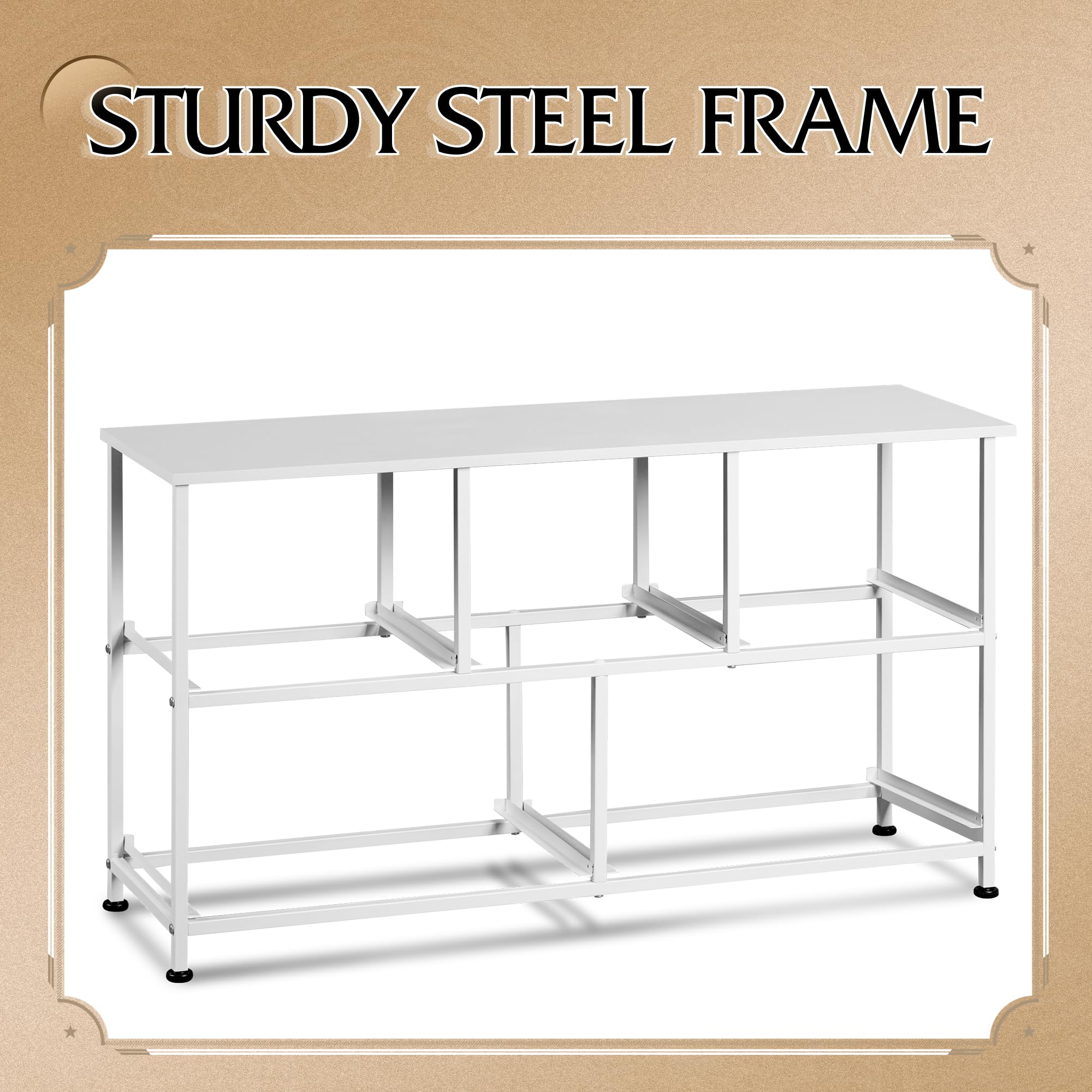 WLIVE dresser adjustable feet to protect floors in any room
