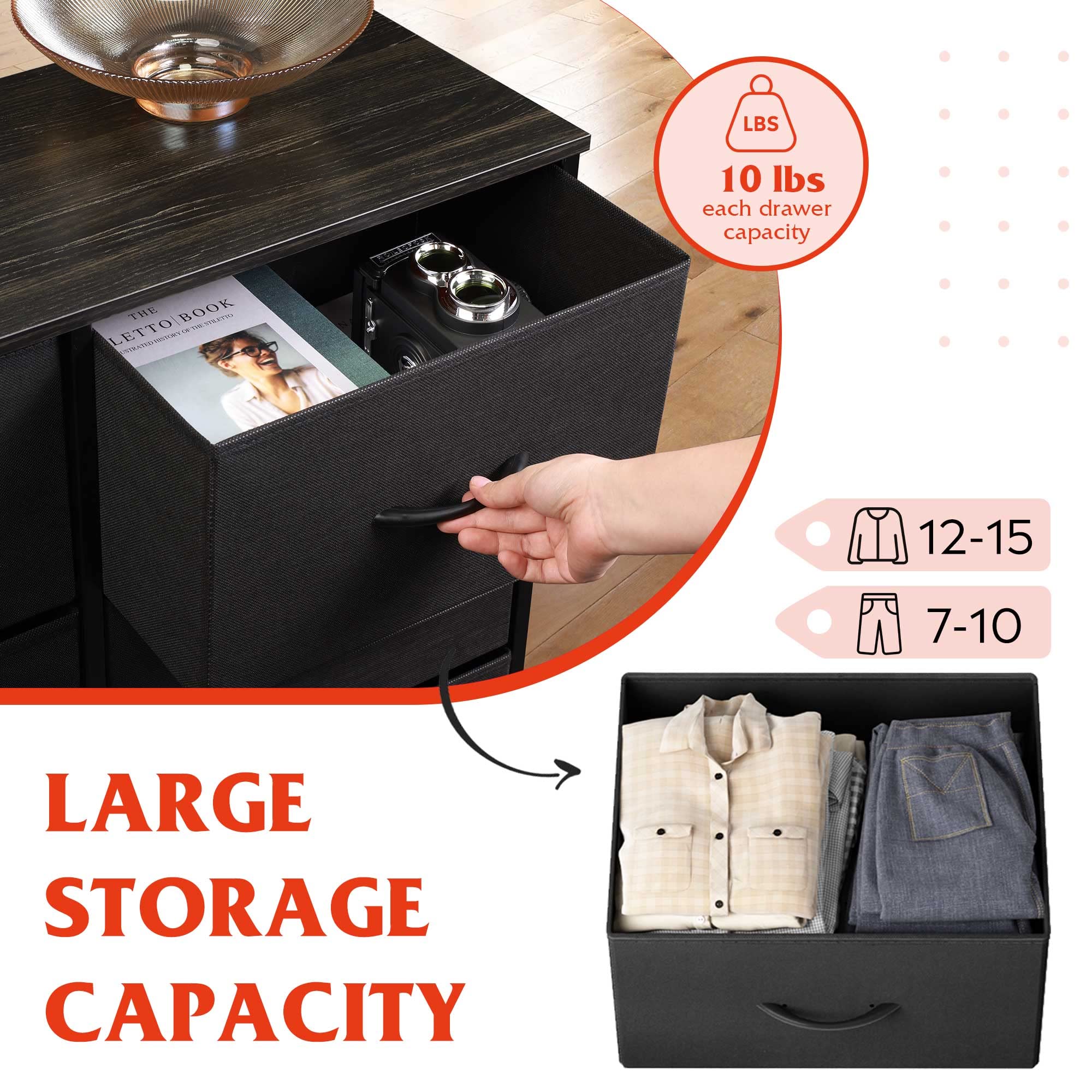 WLIVE anti-tip accessories help prevent tipping while keeping clothes organized