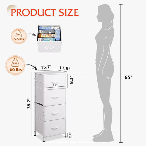 WLIVE dresser assembly-ready with hardware included for simple setup