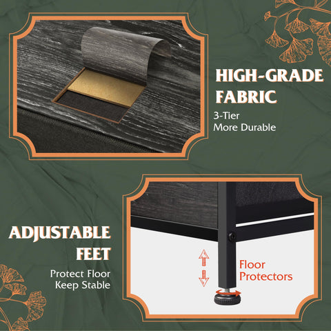 WLIVE dresser kit includes hardware and simple instructions