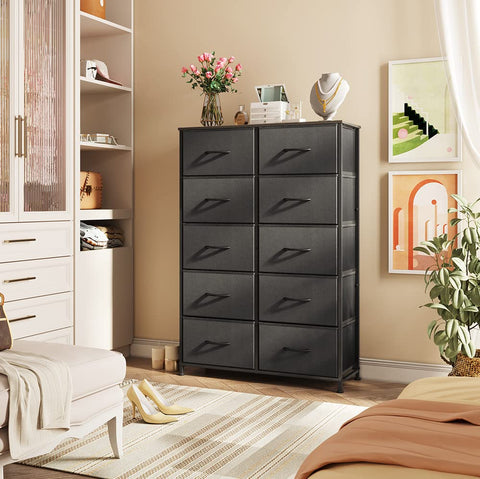 WLIVE tall dresser easy assembly with clear instructions and durable frame