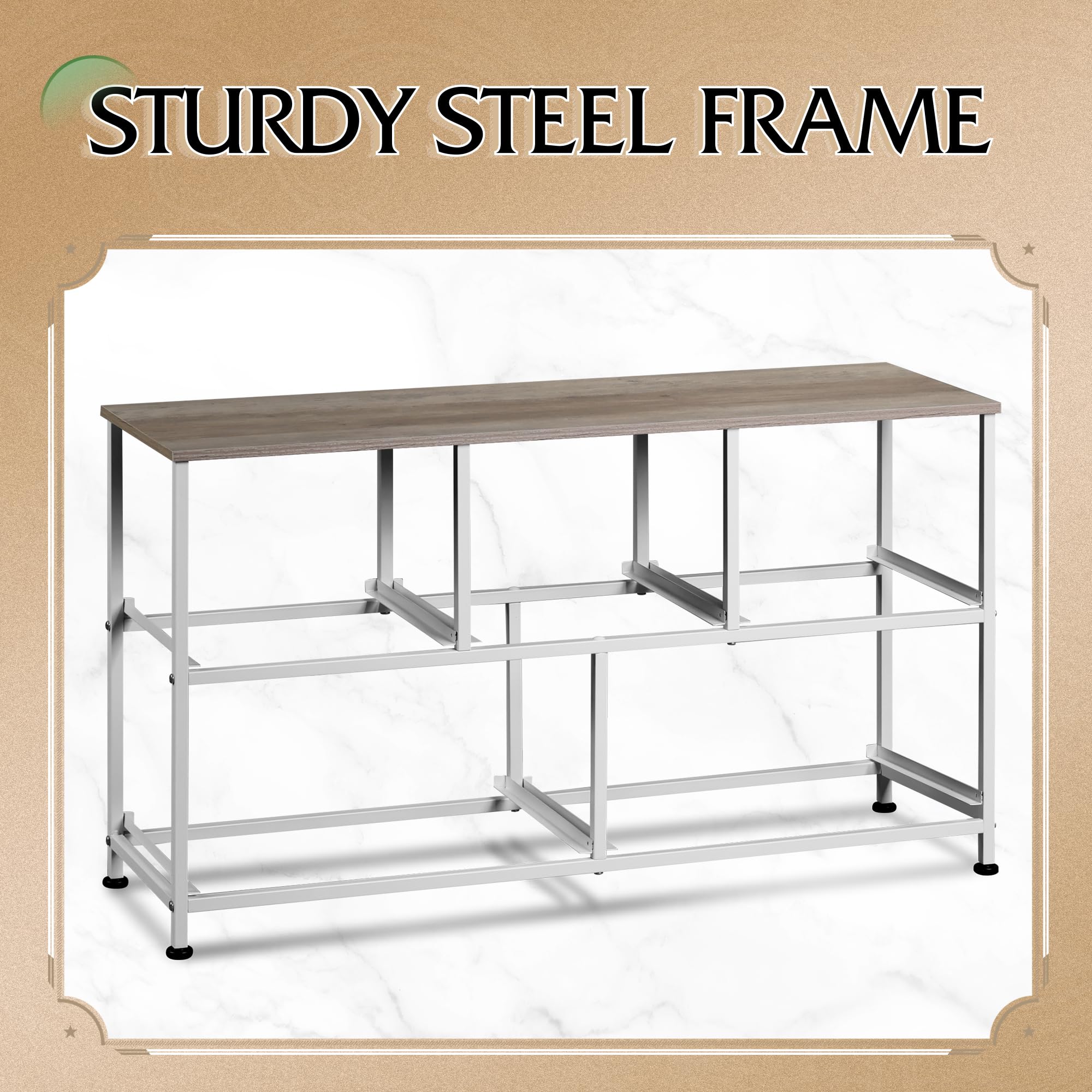 WLIVE dresser in a bedroom setup showing versatile storage and display