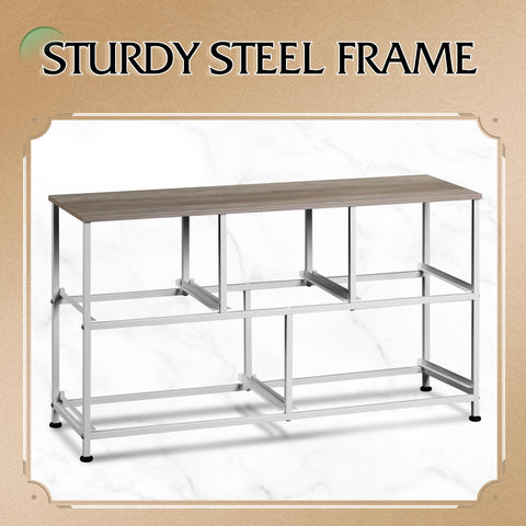 WLIVE dresser in a bedroom setup showing versatile storage and display