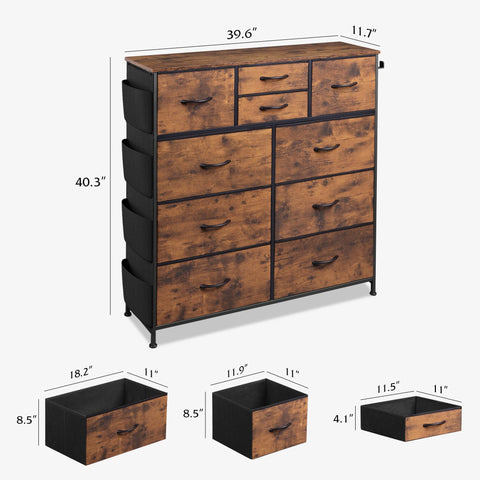 WLIVE Storage dresser fits bedroom, hallway, and living room