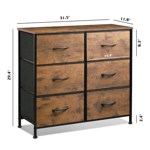 Versatile WLIVE dresser suitable for bedroom, living room, or hallway